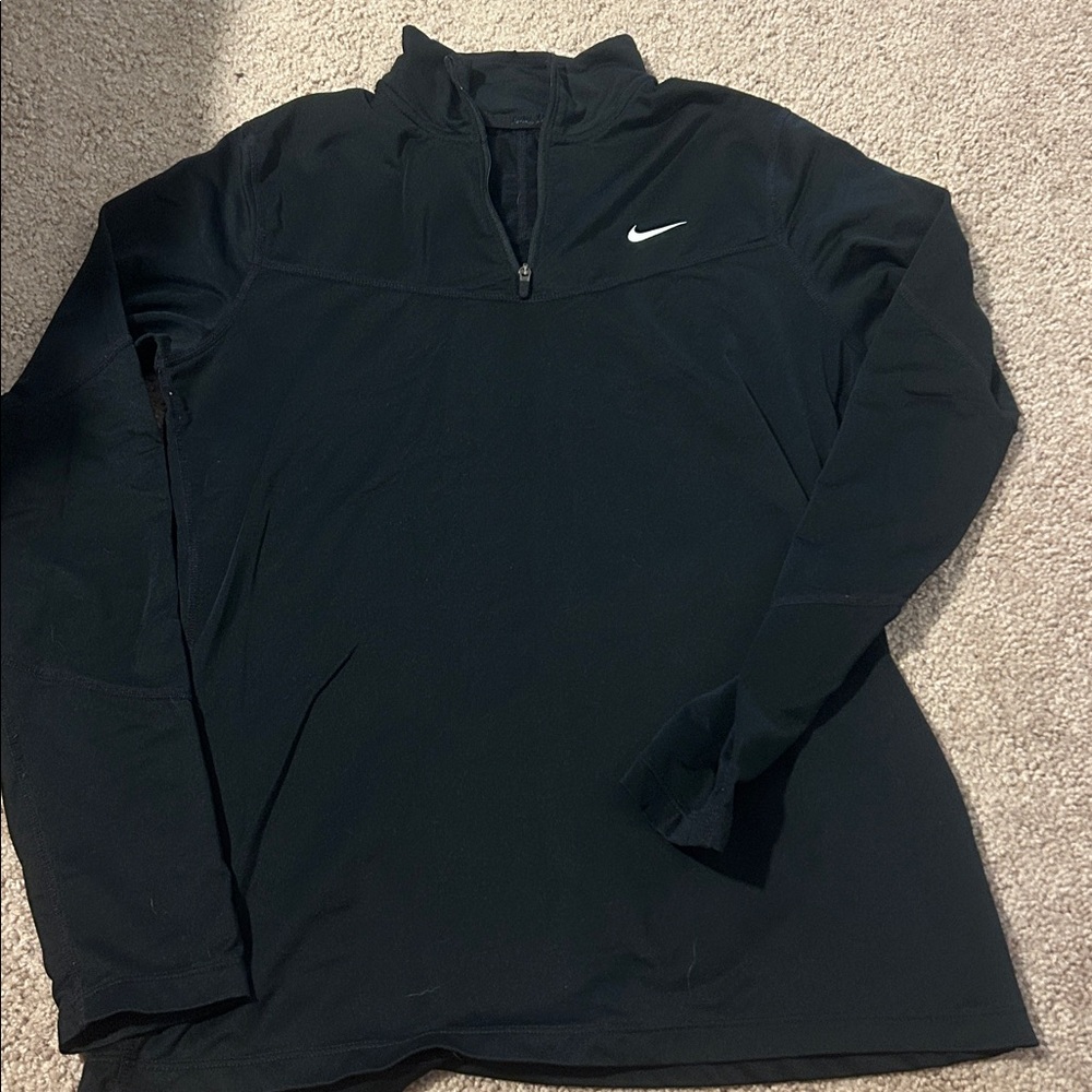 Nike Black dry fit Long-Sleeve Pullover